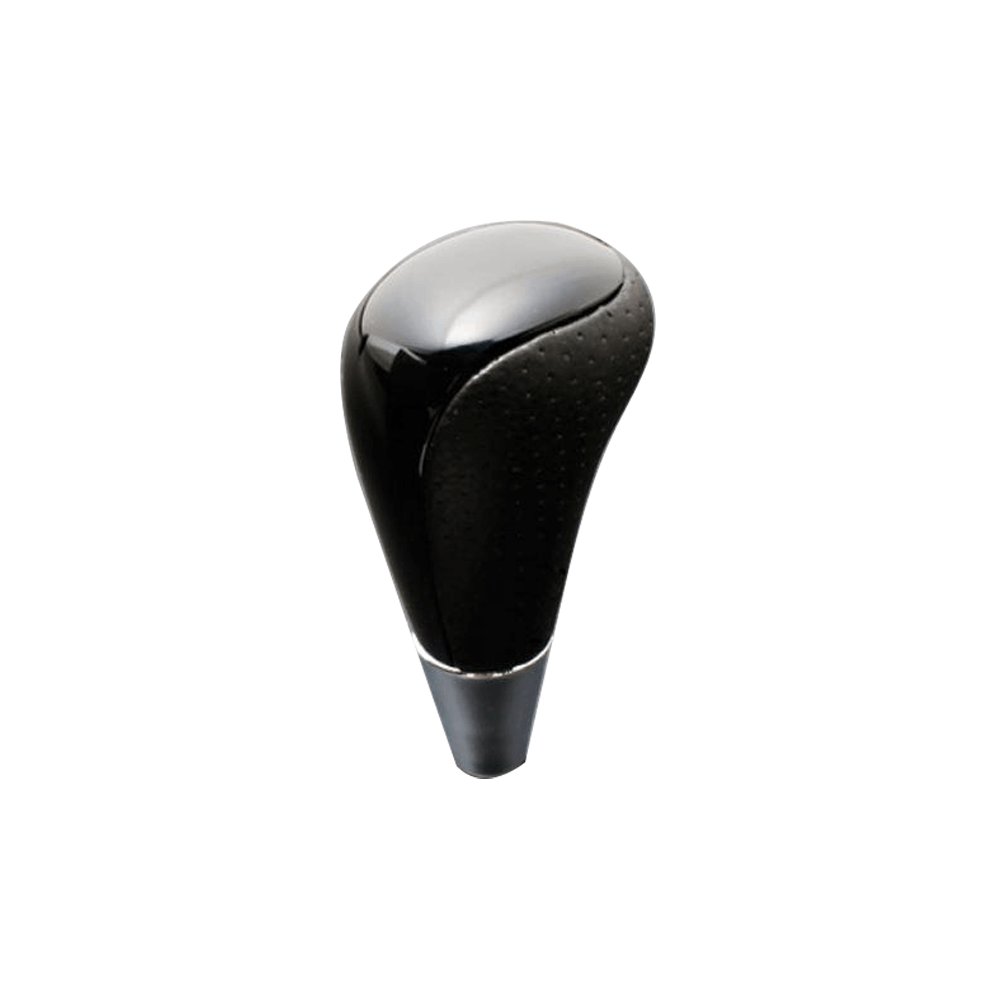 (ピアノブラック×パンチングレザー) ロングタイプ シフトノブ ハイラックスサーフ 210系 FEGGARI SLT23C-034-025