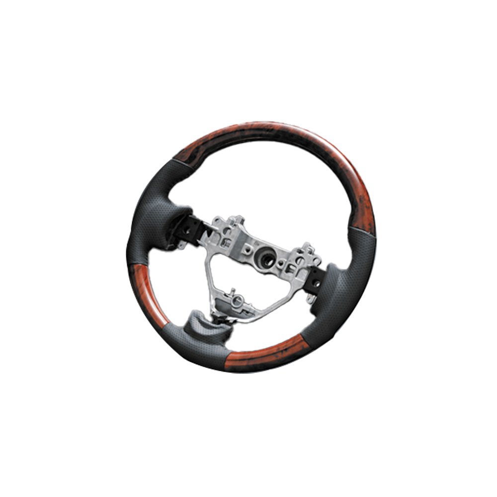 ガングリップ (茶木目) コンビステアリング ハスラー MR31/41S (H26/12-R1/12) LANBO LS136
