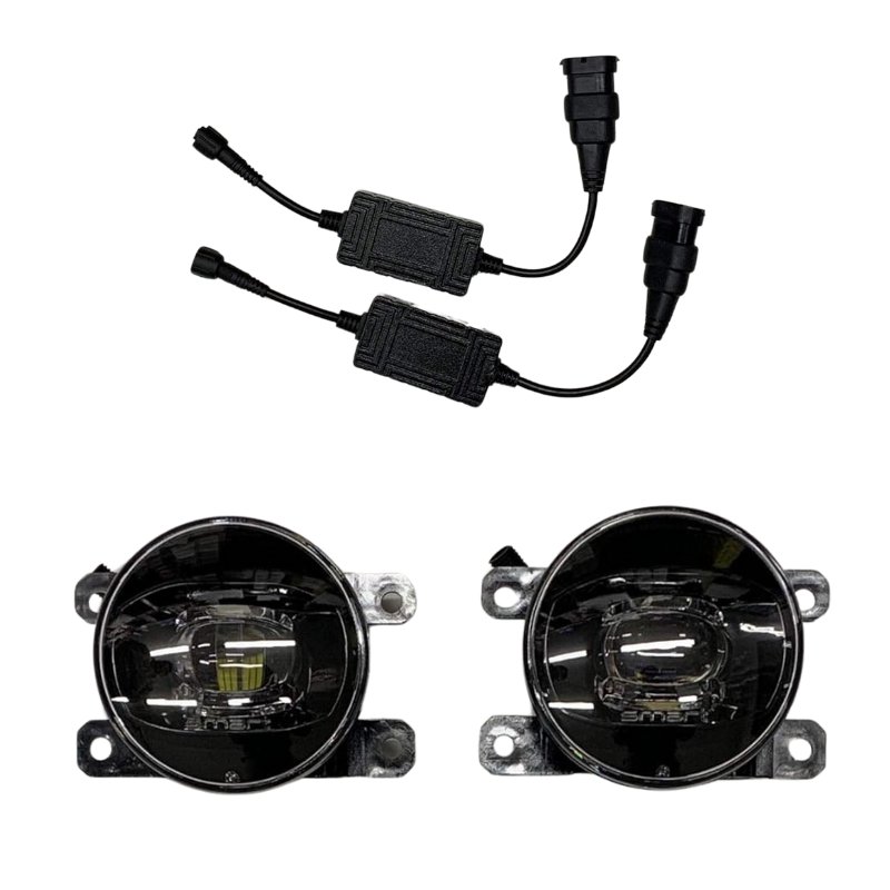 車検対応フォグランプ スズキ互換品 (ホワイト発光 6000K) LEDフォグランプ一体型ユニット ONE FOG エブリィワゴン DA17W 左右セット 交換型