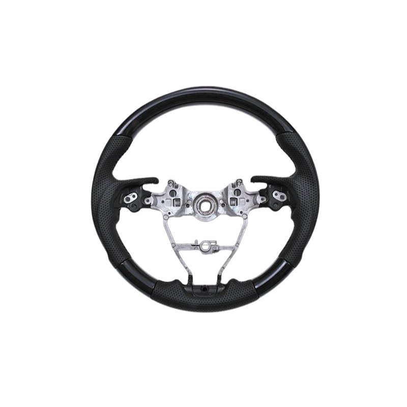 (黒木目) ガングリップ オリジナル コンビステアリング RAV4 50系 2019.4-