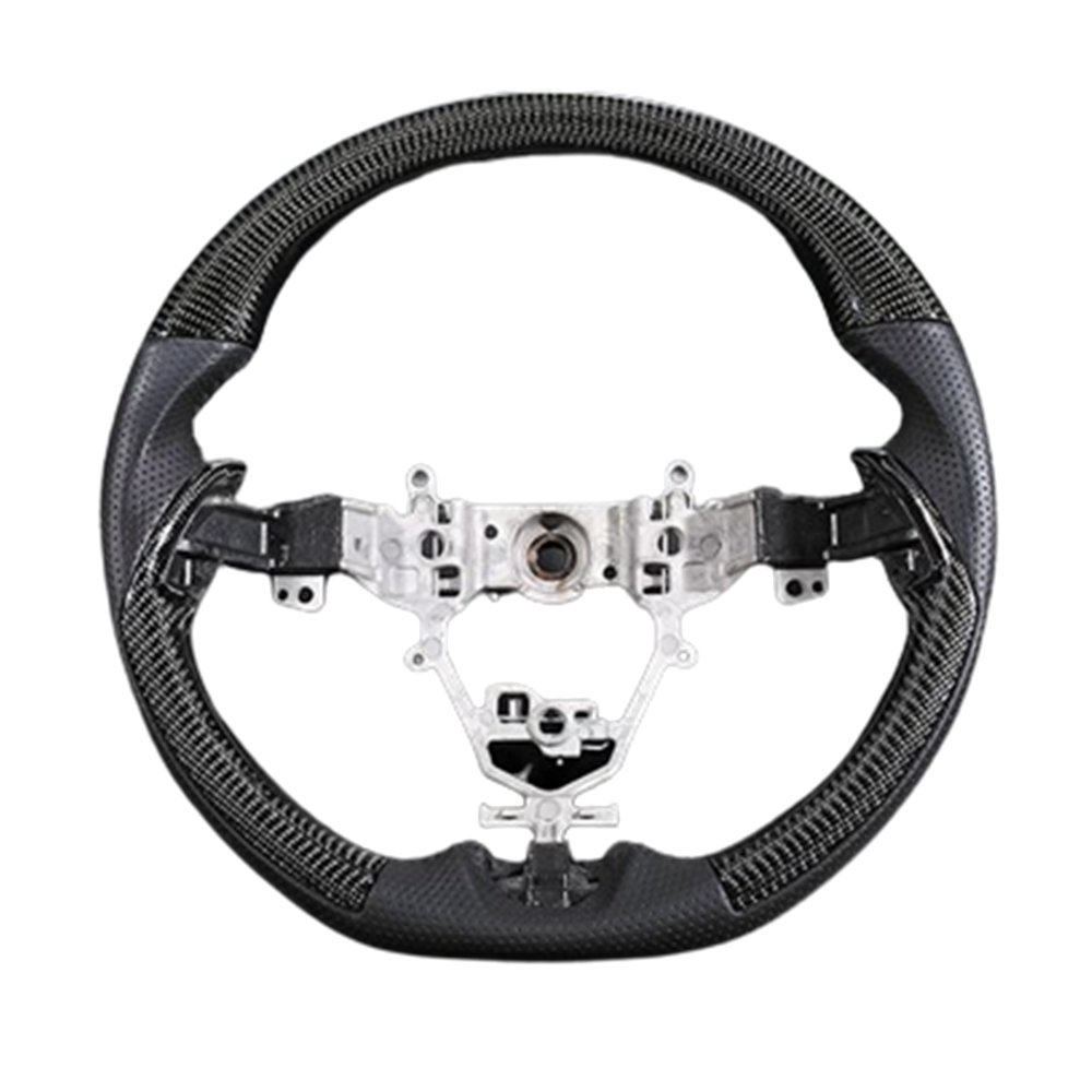 (ブラックカーボン) ガングリップ D型 プレミアムカーボンステアリング ジムニー JIMNY JB64/74