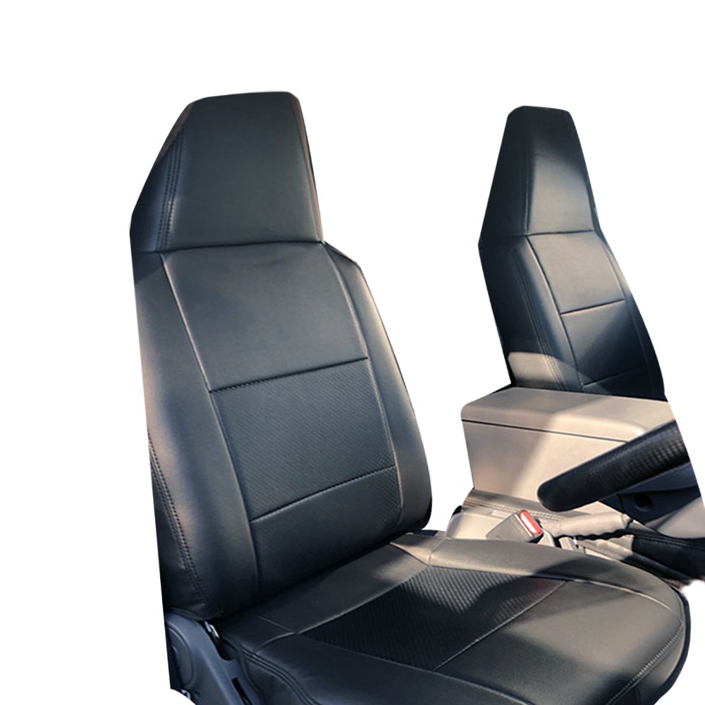 (ブラックレザー) Azur 機能性シートカバー フロント用 運転席助手席セット ボンゴトラック SKP2T / SKP2L / SLP2T / SLP2L DX / GL H24/06-R02/06