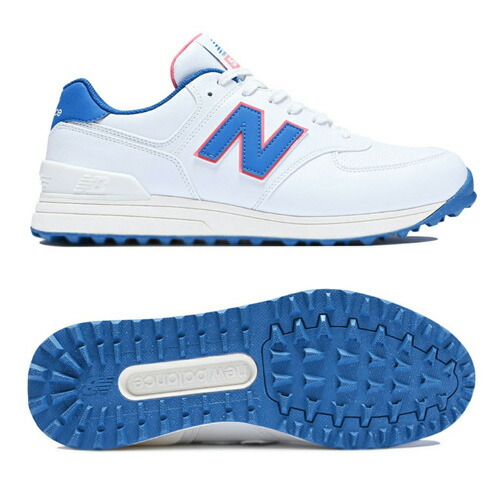 特価価格【ニューバランス】 スパイクレス シューズ UGS574P3 ホワイト／ブルー 2E ユニセックス 574 v3 SL New Balance NB 男性 女性 メンズ レディース 日本正規品 靴 【送料無料】【ゴルフ】