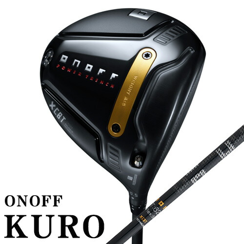 【2026モデル】オノフ KURO ドライバー 標準仕様ウェイト調整グリップ ONOFF GR CBTカーボン シャフト CBT:626D男性 メンズ 黒 DRIVER ヘッドカバー付 ONOFF グローブライド GLOVERIDE【送料無料】日本製【ゴルフ】｜ユアーズゴルフプラザ