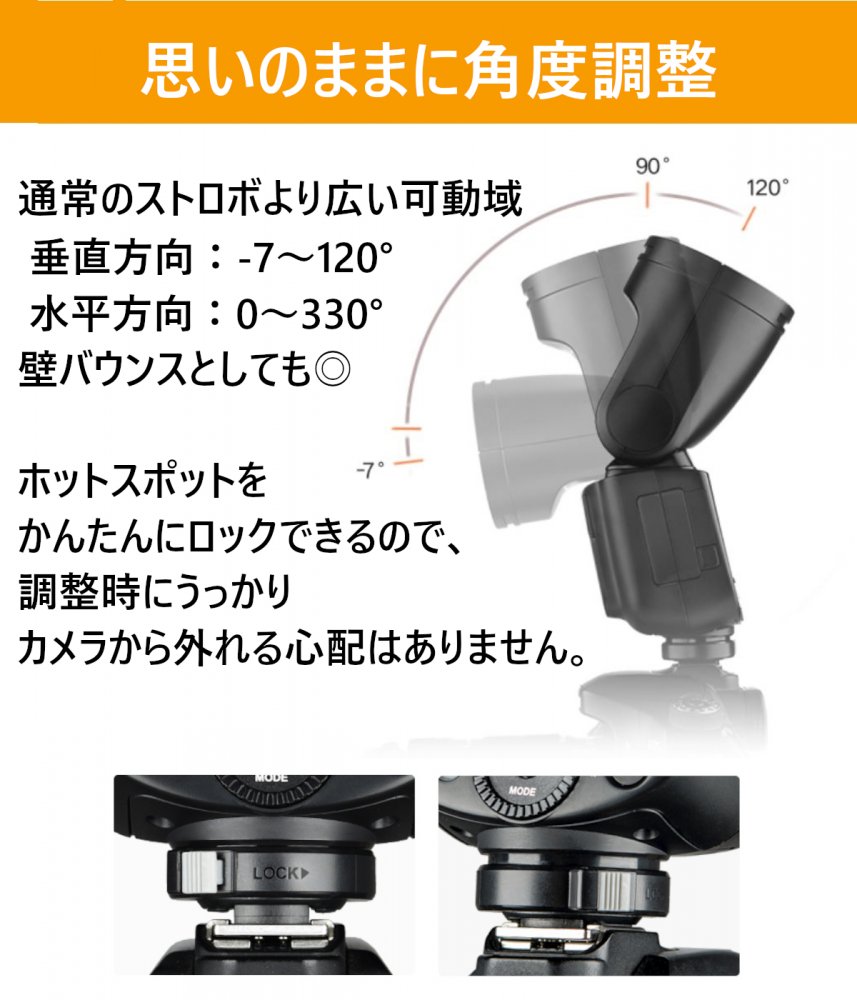 最安価格 GODOX V1-N ttl,Li-ion,Sony/Nikon/Canon/Fujifilm/olmus