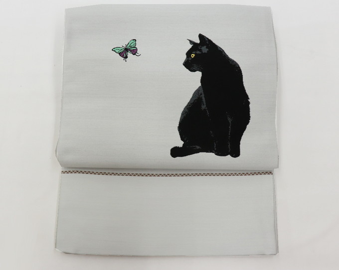 楽天市場】【猫好きさん必見☆】袋帯【新品◇未仕立て◇正絹