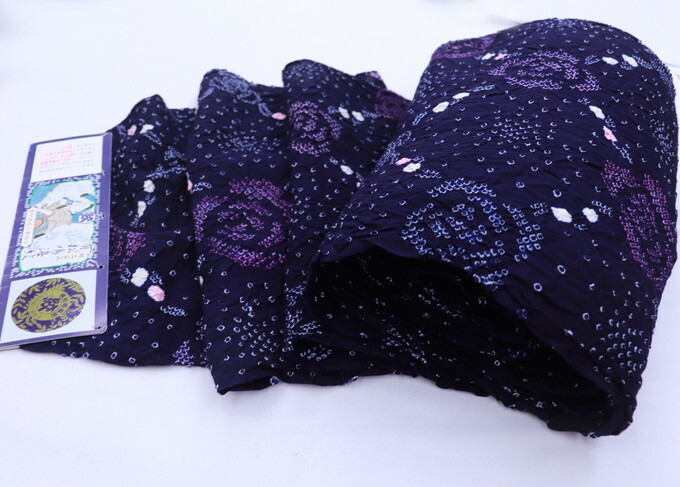 楽天市場】【四季の花木染】反物浴衣 ゆかた【キングサイズ】暗めの青