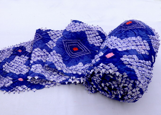 楽天市場】【本場鳴海絞り】絞り浴衣◇反物【秀裳苑】紺色地◇巾約38