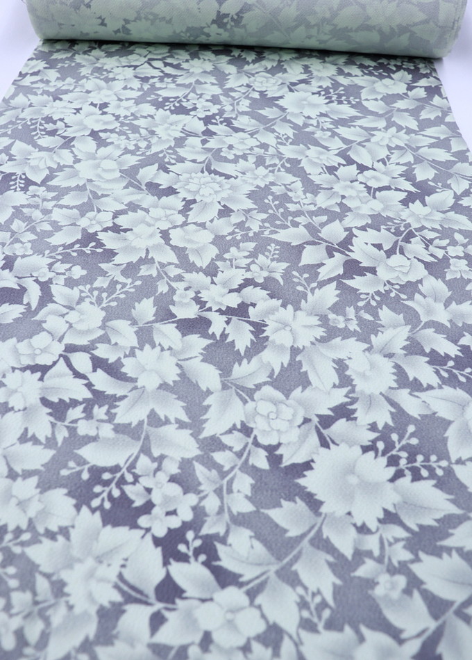 最終お値下げ！高級丹後ちりめん　地模様　着物反物　正絹　オフホワイト 高級丹後ちりめん 地模様 着物反物 正絹 オフホワイト