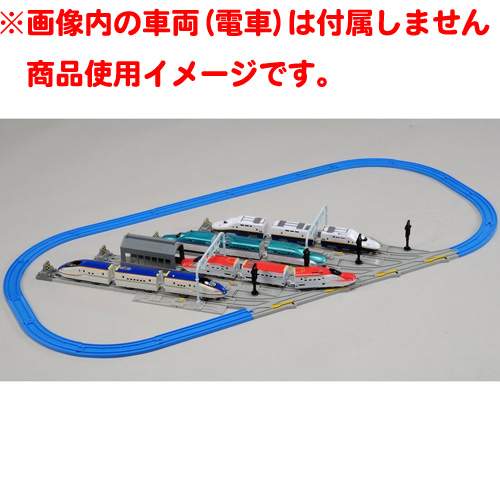 楽天市場 プラレール かっこよく車両を並べよう 車両基地レールセット ユウセイ堂2 カード利用可能店