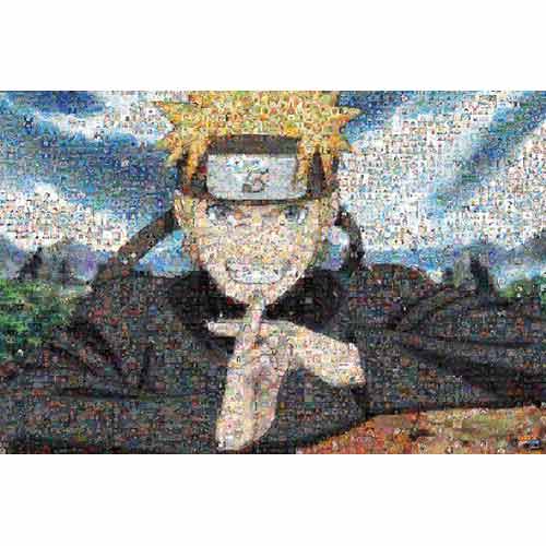楽天市場】1000ピースジグソーパズル NARUTO-ナルト-疾風伝モザイク