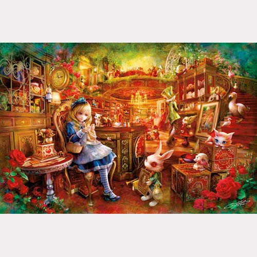 ジグソーパズル完成品　ドルチェ　SＨU作 Amazon | レア希少 1000-438 廃盤 ジグソーパズル☆SHU（シュウ