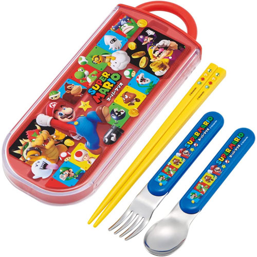 マリオ 2点セット 楽天市場】スーパーマリオ 抗菌食洗対応トリオセット TACC2AG [M