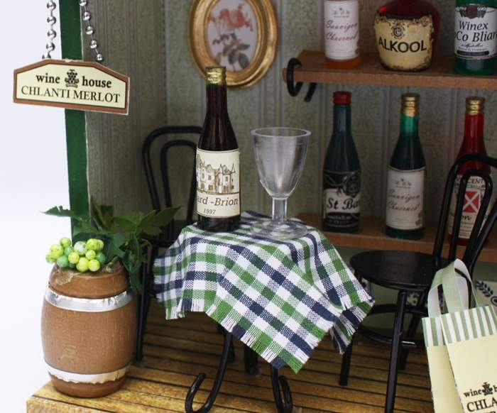 貨物輸送無料 ビリーの手作りドール建屋一揃いの道具 町角のお店舗キット ぶどう酒ハウス 成立ち12分の1建設型紙 1 12ミニチュア 手芸 Hotjobsafrica Org