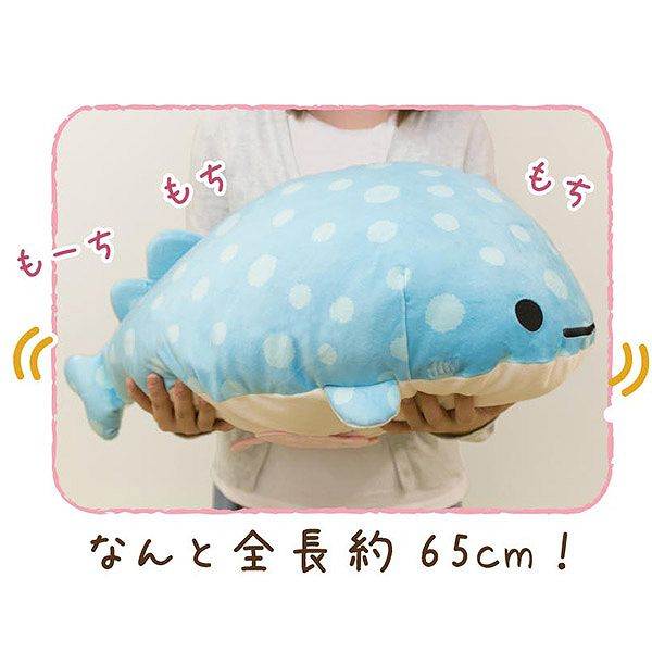 楽天市場 送料無料 じんべえさん スーパーもーちもち特大抱きぐるみ ゆったりじんべえらいふ ぬいぐるみ Mr ユウセイ堂1 ポイントアップ店