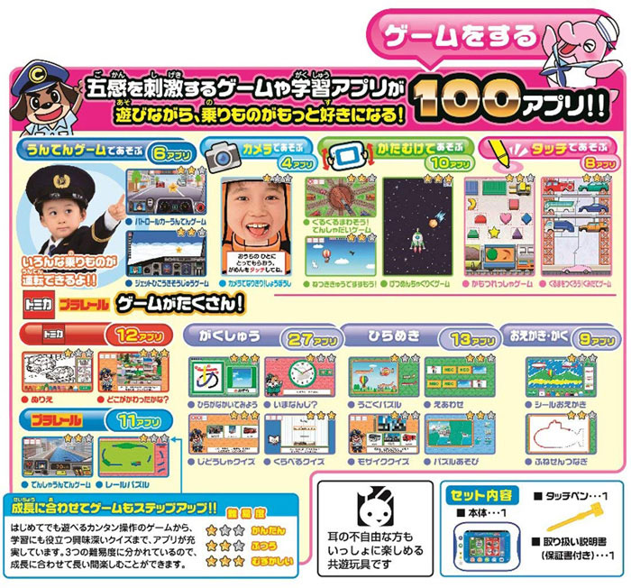 【購入特典「ACアダプターTYPE5U」付属】 小学館の図鑑NEOPad〜乗りもの+くらべる編〜 【送料無料！】