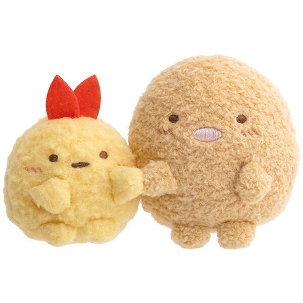 楽天市場 全品ポイント増量 すみっコぐらし てのりぬいぐるみ アゲアゲあげっコ ペア とんかつ えびふらいのしっぽ My ユウセイ堂1 ポイントアップ店