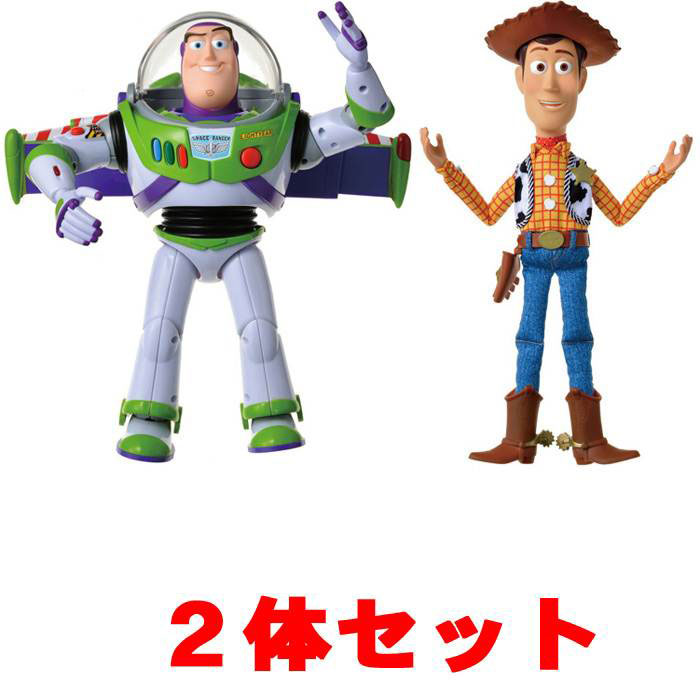 送料無料!】 【バズ+ウッディ2体セット】 トイ・ストーリー リアル 