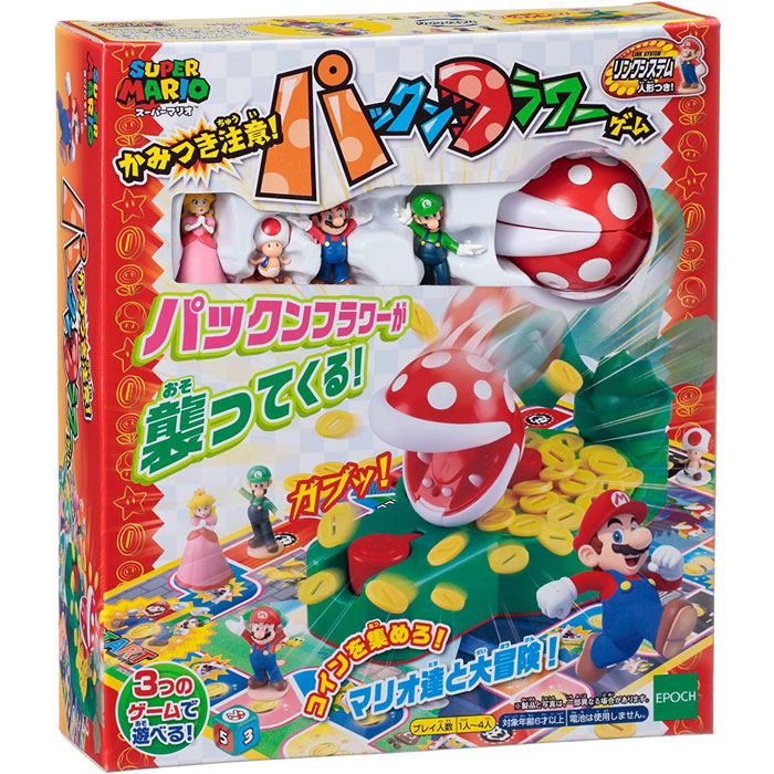 楽天市場】スーパーマリオ かみつき注意! パックンフラワー