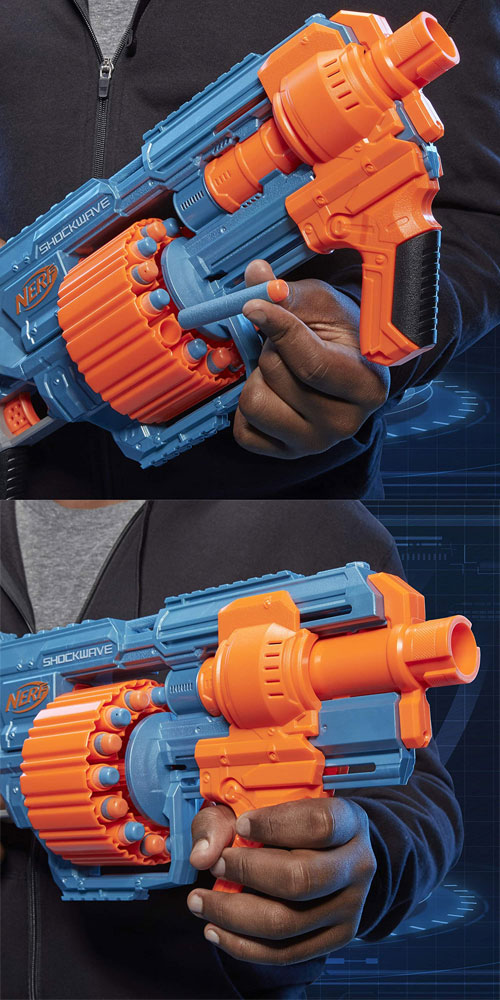 楽天市場 送料無料 ナーフ エリート2 0 ショックウェーブ Rd 15 公式ダーツ30本付属 ユウセイ堂1 ポイントアップ店