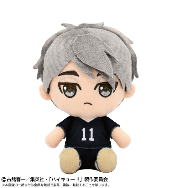 楽天市場】ハイキュー！！ もちぴこぬいぐるみ8 牛島若利【2025年12月