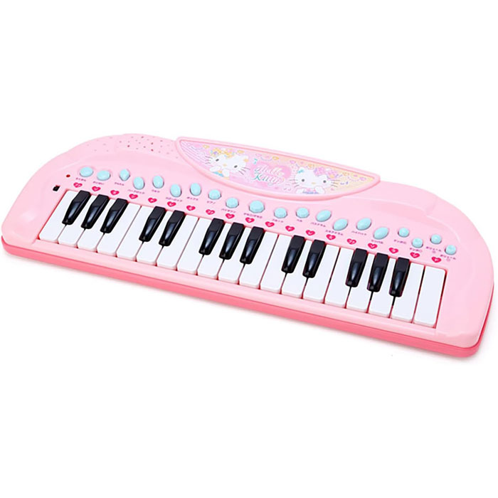 楽天市場】ハローキティ デンシキーボード 玩具 32鍵盤 録音再生機能
