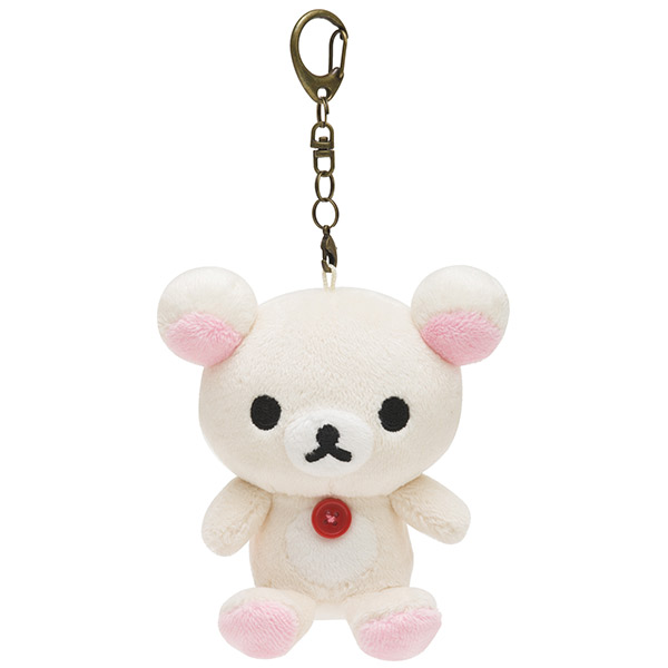 リラックマ おでかけ マスコット リラックマ おでかけぬいぐるみキーホルダー アオイコオオカミ