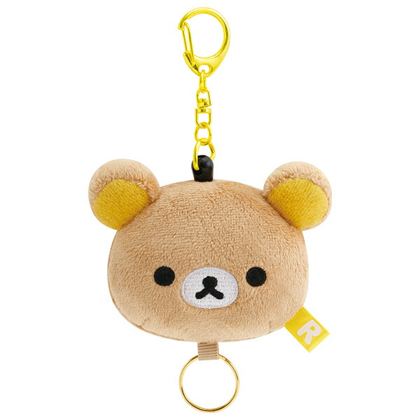 楽天市場】リラックマ ぬいぐるみリールキーホルダー(リラックマ