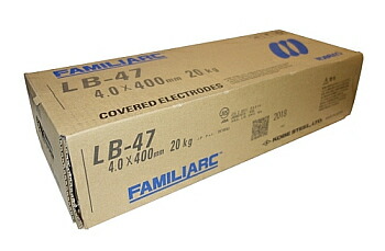 溶接棒 鉄用 神戸製鋼 (KOBELCO) 低水素系溶接棒 LB-47 4.0mm*400mm 20kg｜溶接用品の専門店　店
