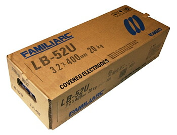 溶接棒 鉄用 裏波用 神戸製鋼 (KOBELCO) 低水素系溶接棒 LB-52U 3.2mm*400mm 20kg