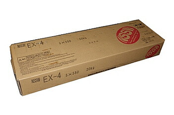溶接棒 鉄用 日鉄住金 特殊系すみ肉溶接棒 EX-4 5.0mm*550mm 20kg