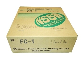 溶接ワイヤー 日鉄住金 フラックス溶接ワイヤ FC-1 1.2mm 12.5kg 7,426円