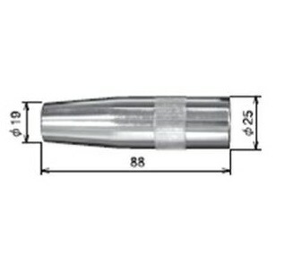 溶接ノズル トーキン CO2溶接用ノズル Nノズル 500A用 13ｍｍ 5個入り 001005 5,544円