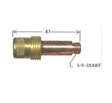 ダイヘン TIG溶接用コレットボディ 0.5mm ガスレンズ用 1個入り H21B50
