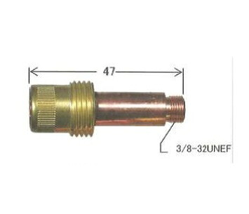 ダイヘン TIG溶接用コレットボディ 1.6mm ガスレンズ用 1個入り H21B52