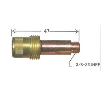 ダイヘン TIG溶接用コレットボディ 4.0mm 1個入り H21B61
