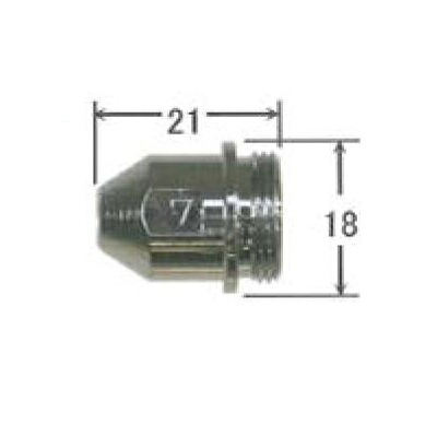 DAIHEN ダイヘン エアプラズマ切断機用 チップ CT0000-00457 120A対応 10個入り 純正部品 高耐久 安定アーク|溶接用品の専門店 店