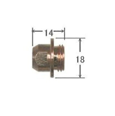 DAIHEN ダイヘン エアプラズマ切断用 ガウジングチップ CT130G-00430 10個入り 純正部品 高耐久 安定アーク