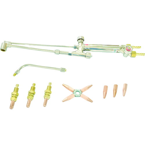 ヤマト産業 両用器(アセチレン用) 切断火口3本・溶接火口7本付 YTWC-M-F|溶接用品の専門店 店
