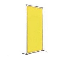 トラスコ （TRUSCO） 溶接遮光フェンス 単体型 固定足 黄 （1500mm×1500mm） YF1515K-Y