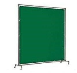 トラスコ （TRUSCO） 溶接遮光フェンス 接続型 キャスター式 深緑 （1500mm×1500mm） YF1515S-DG