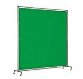 トラスコ （TRUSCO） 溶接遮光フェンス 接続型 キャスター式 緑 （1500mm×1500mm） YF1515S-GN