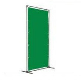 トラスコ （TRUSCO） 溶接遮光フェンス 接続型 固定足 緑 （1500mm×1500mm） YF1515SK-GN