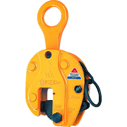 吊りクランプ スーパーツール 縦吊りクランプ ワイドタイプ 1T用 SVC1WH 空圧工具・吊り具 吊りクランプ