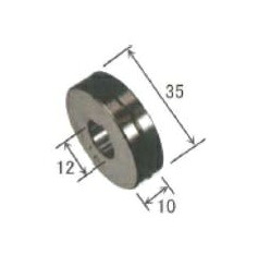 ダイヘン 送給ロール (2.4mm) U448B38｜溶接用品の専門店　店