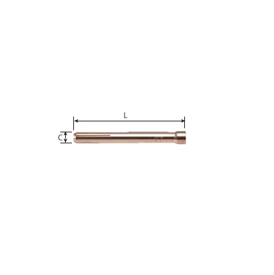 コレット パナソニック Panasonic TIG溶接用コレット 2.0mm 10本 TEC02010