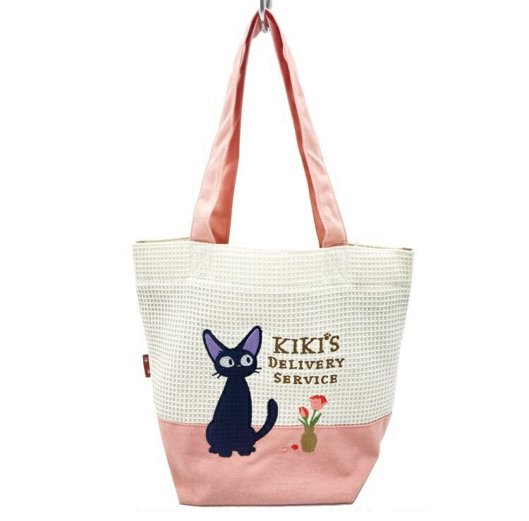 楽天市場】【 魔女の宅急便 グッズ】 持ち手仕様 刺繍付きニットバッグ