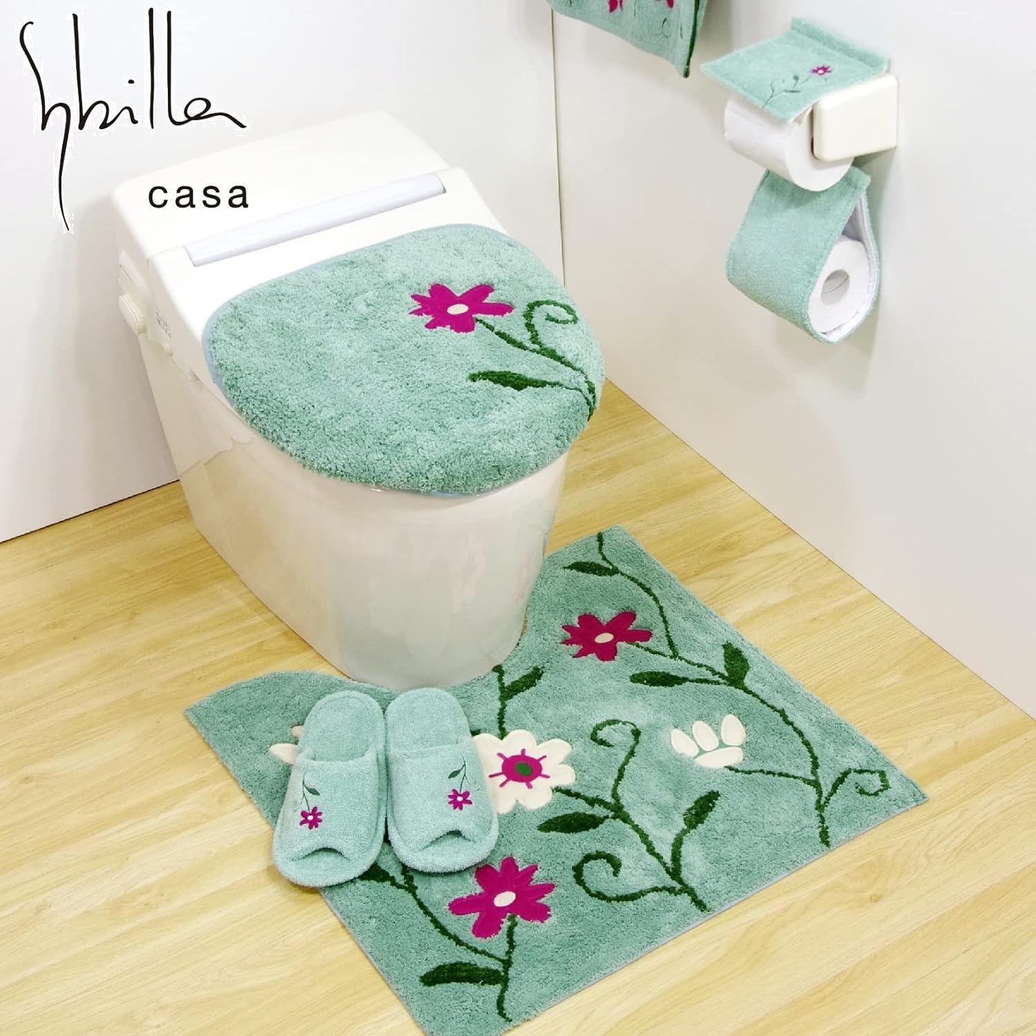新品【Sybilla】アトーチャ トイレマット あぁ ホルダーカバー 2