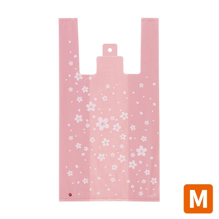 楽天市場】さくらレジバッグ S 100枚 (SKR-S) かわいい レジ袋