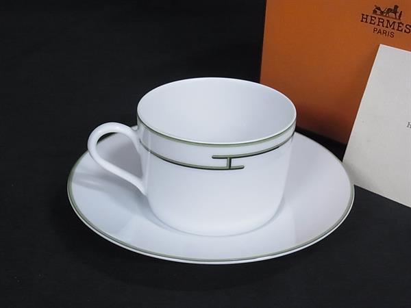 エルメス HERMES スクエア 食器 HERMES (エルメス) スクエアプレート グリーン アフリカ｜トレファクONLINE